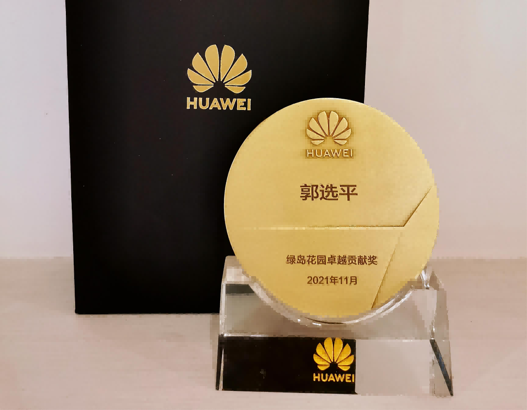 恭喜 工程团队荣获华为工程项目类卓越贡献奖